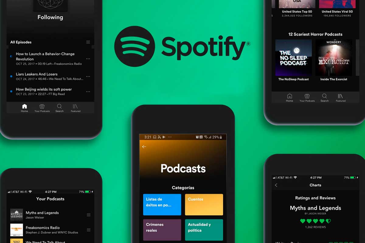 spotify podcasts free