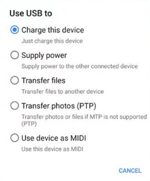 transfer files from android to pc