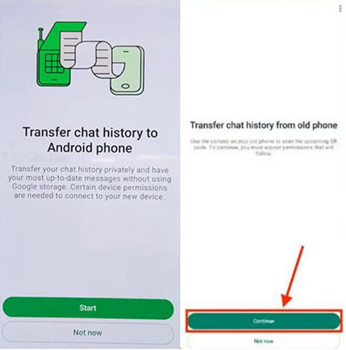 transfer whatsapp via qr code