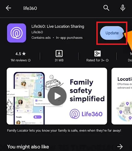 update life360 app