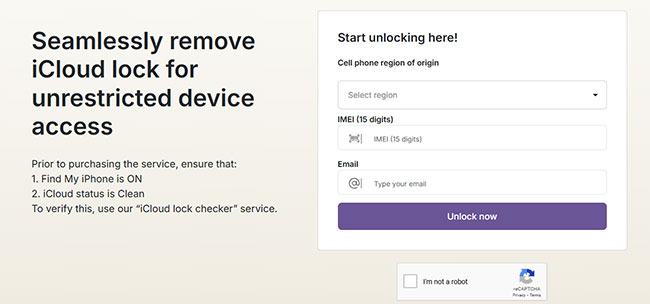 use unlockriver to remove icloud lock