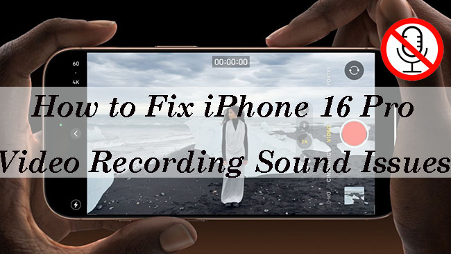 fix video recording sound issues