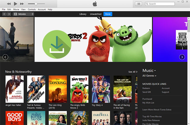 how to watch itunes movies on pc