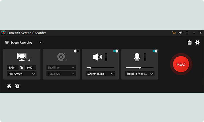 screen record with audio free onlin
