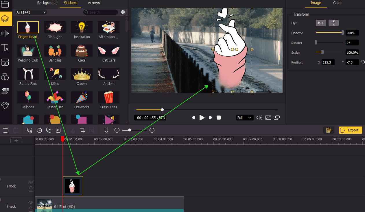 How To Add Sticker To Video