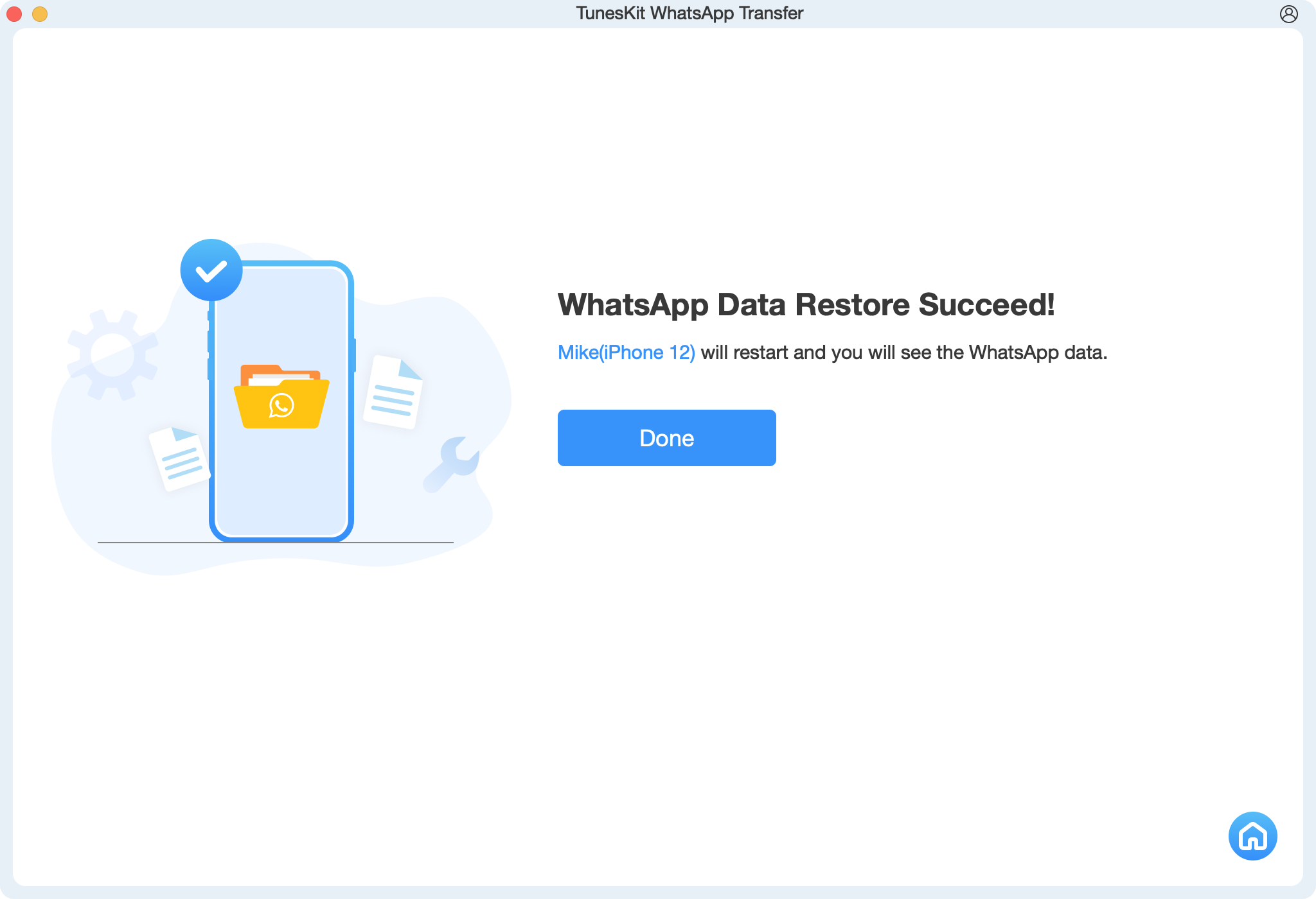 restore whatsapp backup